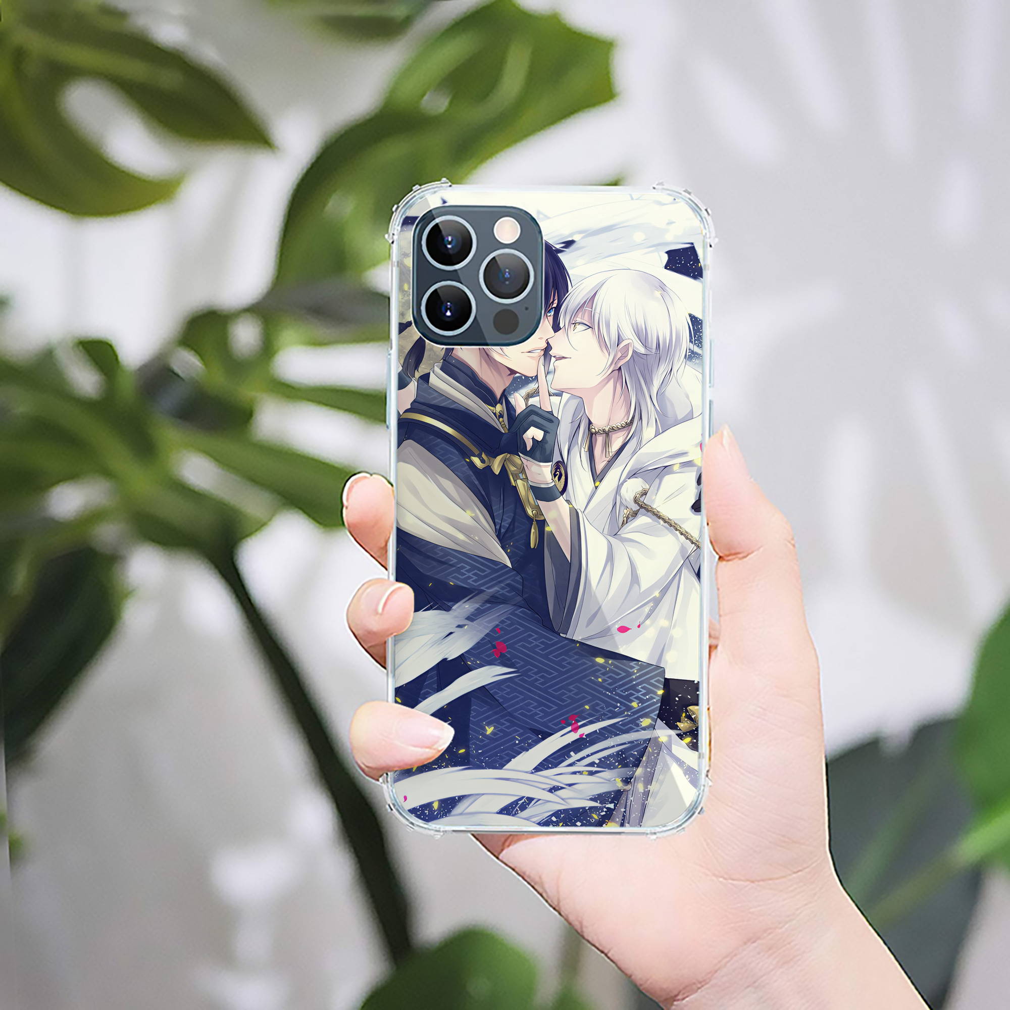 （画像用） 刀剣乱舞 Touken Ranbu 【iPhone 12シリーズ対応】透明スマホケース（クリアソフトケース）